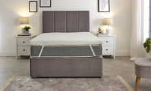 Memory Foam Mattress Topper with Cooling Removable Cover - Various Depths