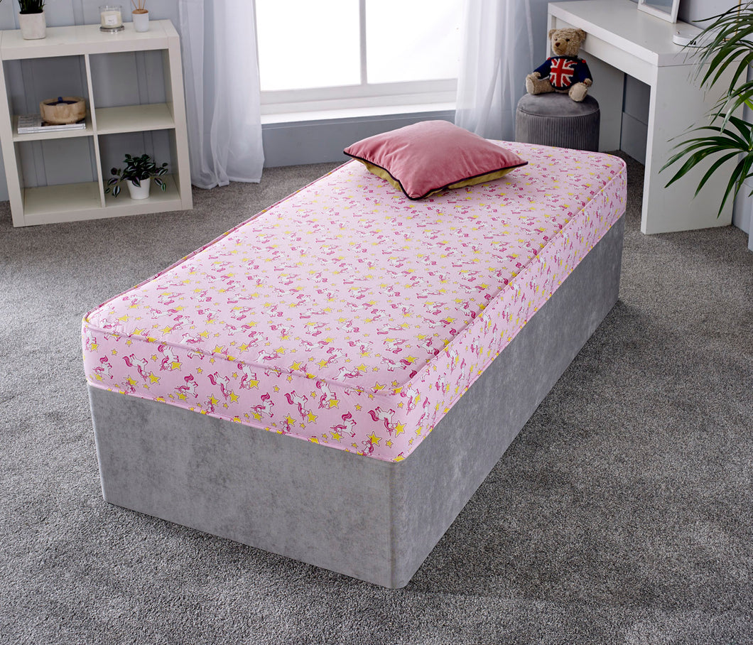 Children's Unicorn Deep Filled Spring Mattress