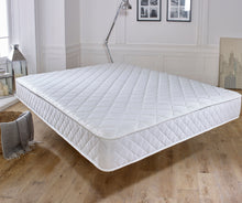 White Memory Foam Diamond Coil Sprung Mattress