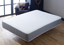 Grey Collection Straight Line Memory Fibre Open Coil Sprung Mattress