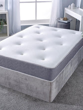 Deep Tufted Memory Sprung Micro Quilted Grey Mattress