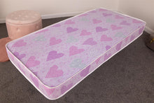 Pink Hearts 5 Layer Open Coil Spring Mattress