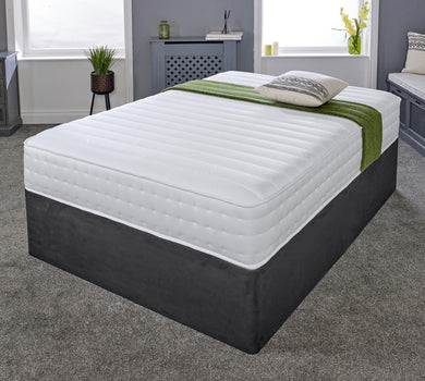 1000 Pocket Sprung Memory Foam Micro Quilted Straight Line Mattress