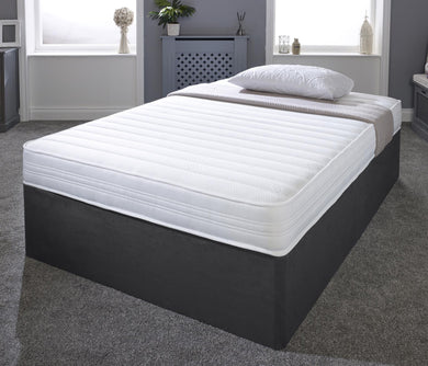 White Hybrid Memory Foam Sprung Mattress