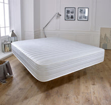 Straight Line White Memory Foam Spring Mattress