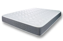 Grey Memory Foam Hybrid Sprung Open Coil Mattress