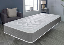 Grey Memory Foam Hybrid Sprung Open Coil Mattress