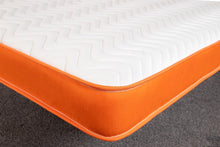 Orange Wavy Bonnell Spring Memory Foam Mattress