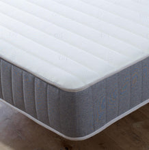 Grey Collection Straight Line Memory Fibre Open Coil Sprung Mattress